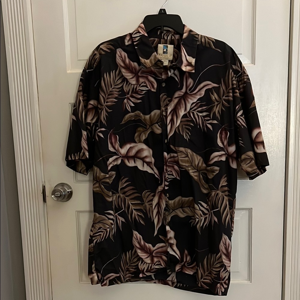 Black Casual Button Down Shirt